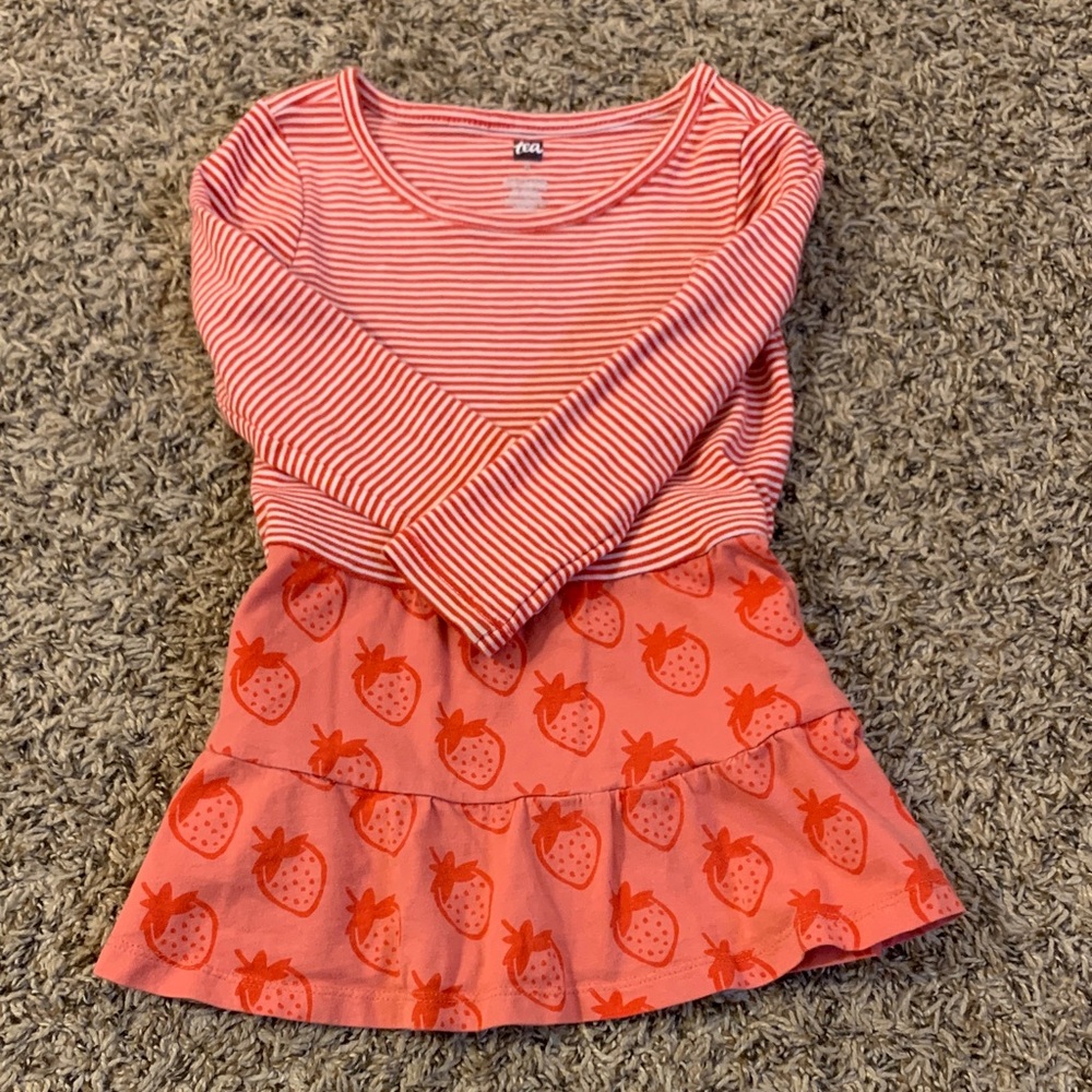 Tea 2T Strawberry Play Dress